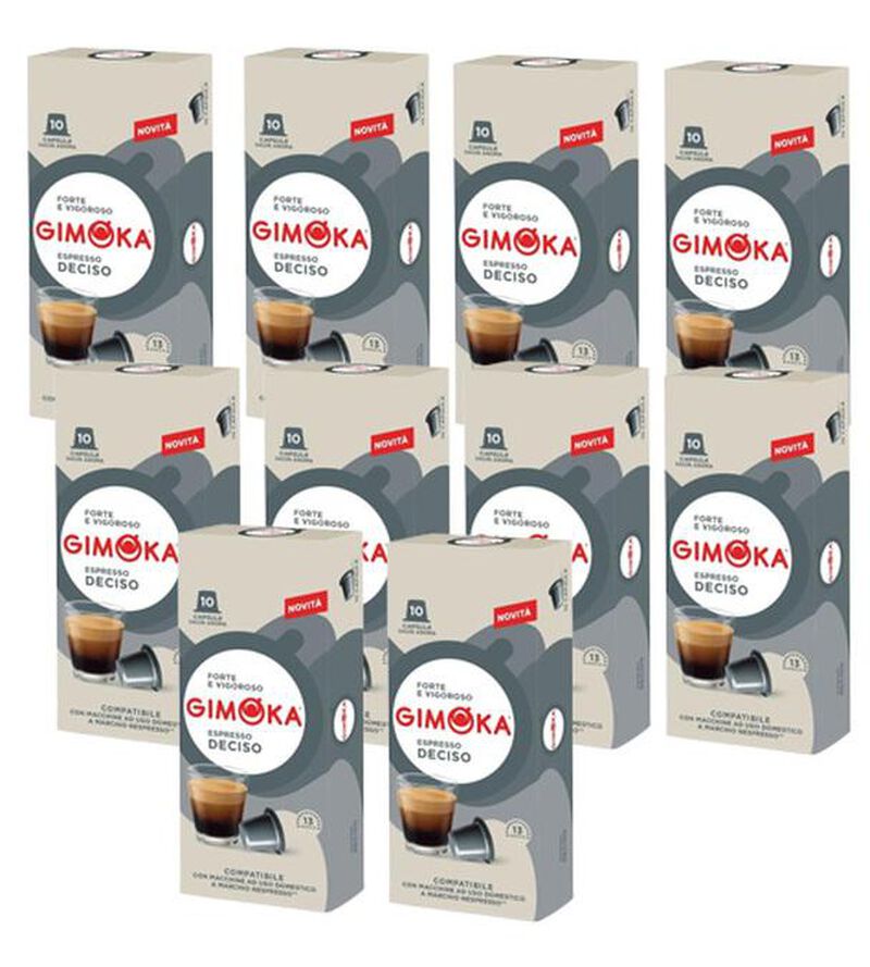 Gimoka - 100 Capsule compatibili con Nespresso&reg; - Deciso image number 0
