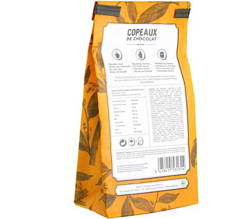 Copeaux Chocolat au Lait Caramel - 200 g - DOLFIN image number 1
