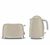 Set Petit-D&eacute;jeuner Grille-Pain TSF01MLMEU et Bouilloire TKLF03MLMEU Beige lin mat - SMEG image