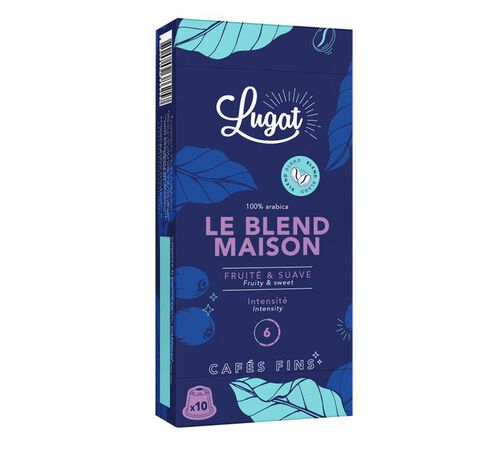 Lugat Nespresso* Original Compatible Capsules House Blend x 10 image number 1