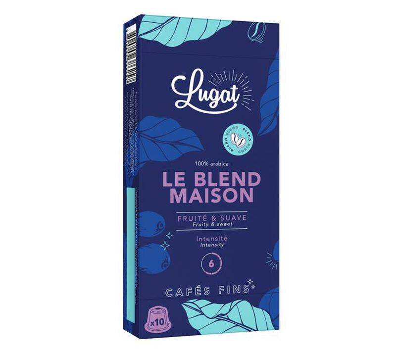 Lugat Nespresso* Original Compatible Capsules House Blend x 10 image number 1