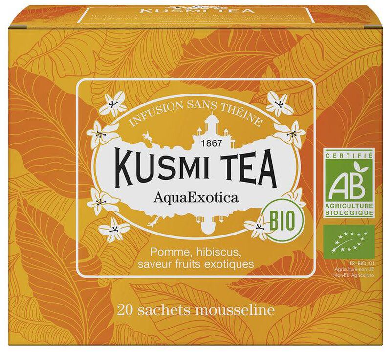 Kusmi Tea Organic AquaExotica - 20 tea bags image number 0