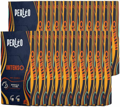 200 capsules compatibles Nespresso* Original Intenso - PERLEO