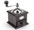 Peugeot Nostalgie manual coffee grinder - Walnut-stained beechwood image