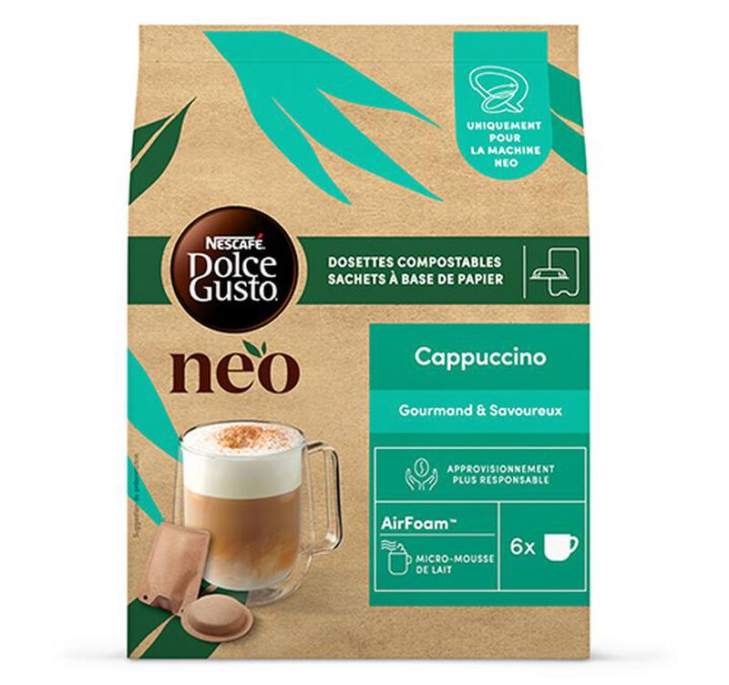 12 cialde Nescafe* Dolce Gusto* NEO Cappuccino image number 2