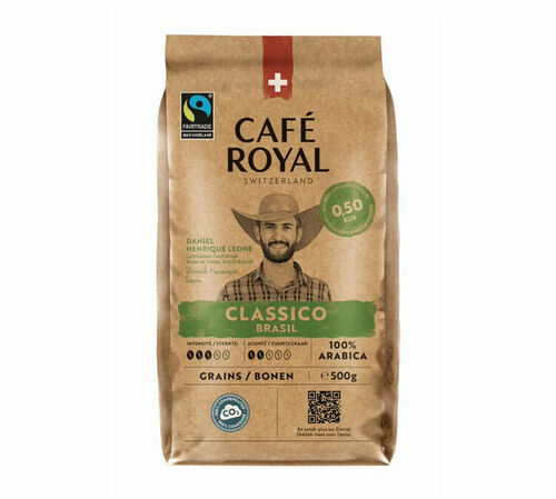 500 g - Caf&eacute; en grain - Br&eacute;sil classique - CAF&Eacute; ROYAL