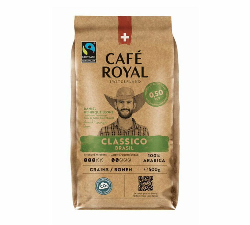 500 g - Caf&eacute; en grain - Br&eacute;sil classique - CAF&Eacute; ROYAL image number 0