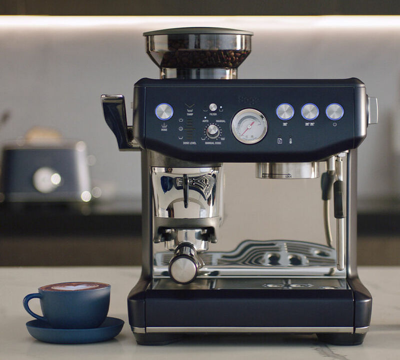 Sage The barista Express Impress Macchina da caff&egrave; espresso Blu Prugna image number 2