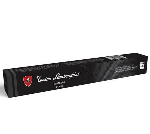 10 capsules compatibles Nespresso* Original Espresso Black - TONINO LAMBORGHINI