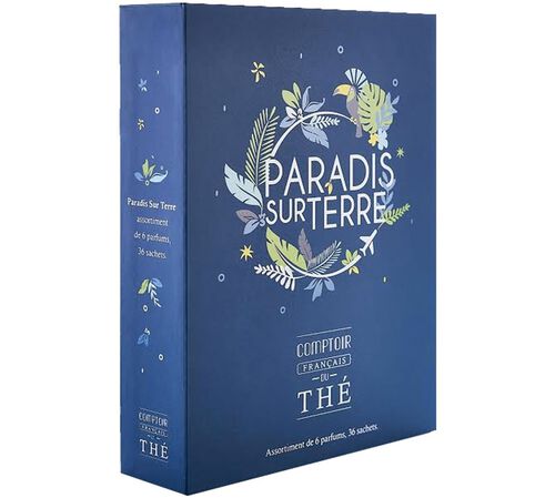 Comptoir Fran&ccedil;ais du Th&eacute; Luxury Tea Gift Box - Paradis sur Terre - 36 tea bags