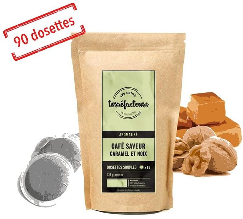 Flavoured Senseo Pods Caramel and Walnut Les Petits Torr&eacute;facteurs Value Pack x 90 image number 0