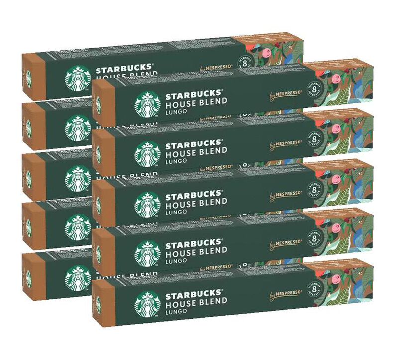 100 Nespresso* Original Compatible Capsules House Blend &ndash; STARBUCKS image number 0