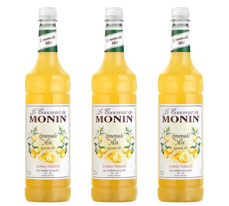 Lot de 3 Concentr&eacute;s Limonade Mix - 3 x 1 L - MONIN image number 0