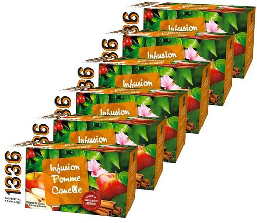Infusions Pomme Cannelle - 6 x 25 sachets - 1336 (SCOP TI)