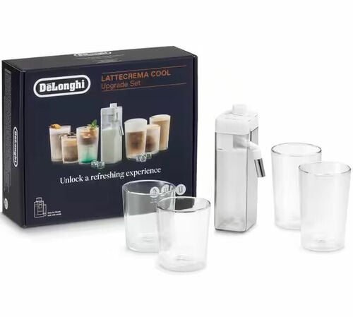 Set Latte Crema Cool Upgrade DLSC032 Rivelia et Primadonna Aromatic - DeLonghi
