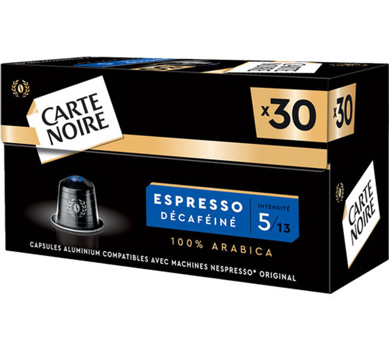 90 capsules compatibles Nespresso* Original Espresso D&eacute;caf&eacute;in&eacute; - CARTE NOIRE image number 3
