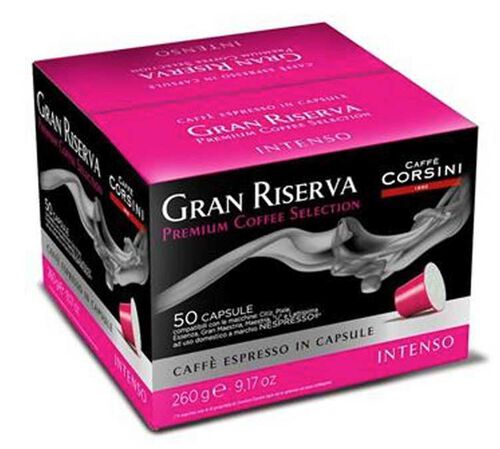 50 capsule compatibili Nespresso* Original Gran Riserva Intenso &ndash; Caff&egrave; Corsini
