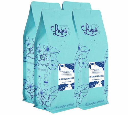 Caf&eacute;s Lugat Ground Coffee Huehuetenango Universal Grind - 4 x 250g