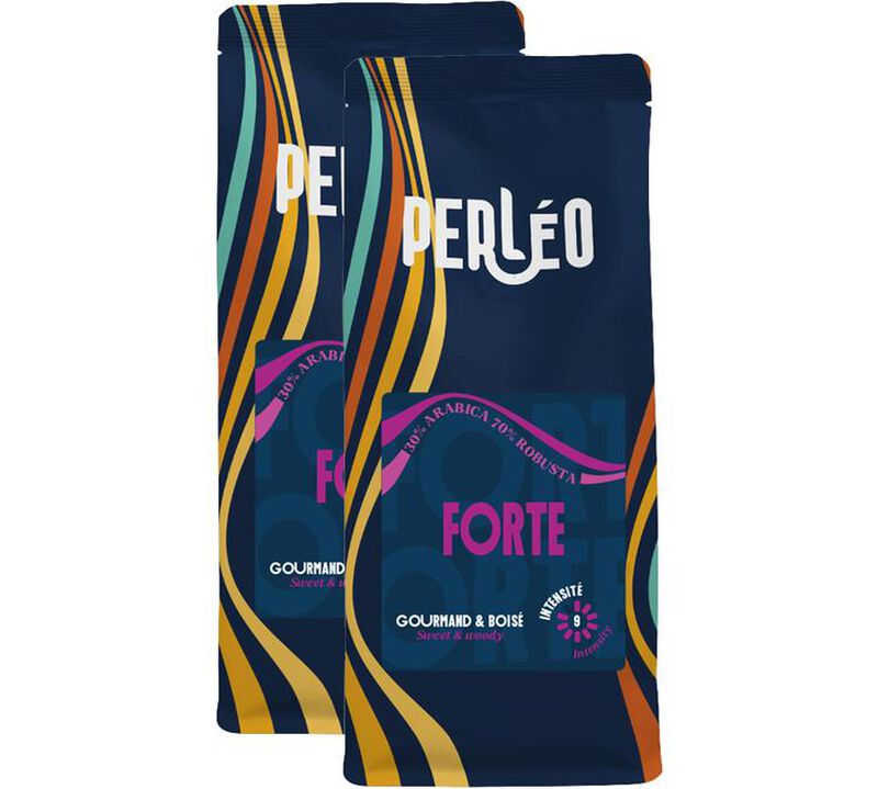 Perl&eacute;o - Caff&egrave; in grani - Forte - 2 x 1 kg image number 0