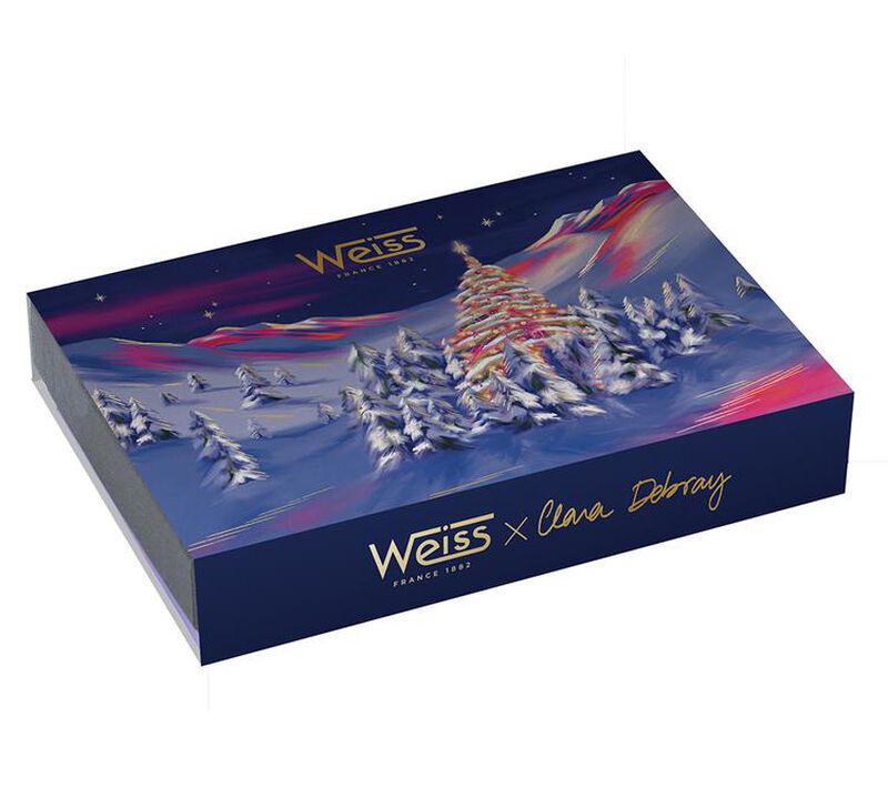 Maison Weiss Christmas chocolates x Clara Debray - 110 g image number 0