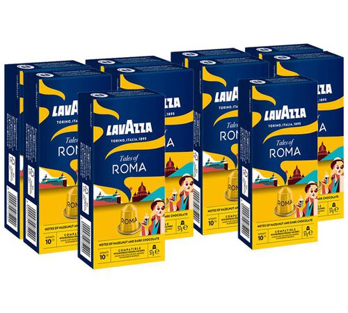 100 Nespresso* Original Compatible Capsules Tales Of Roma &ndash; LAVAZZA