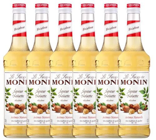 Sirop Noisette + pompe doseuse - 6 x 70cl MONIN