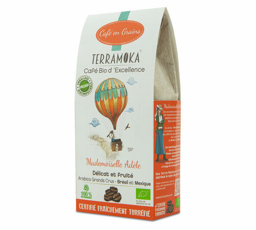 Terramoka Mademoiselle Ad&egrave;le Organic Coffee Beans - 200g