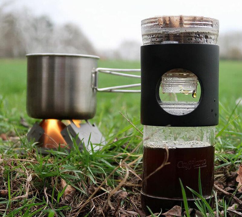 Cafflano Go-Brew portable brewing bottle in black image number 3