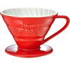 Tiamo V02 4-cup coffee dripper in red image number 0