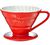 Tiamo V02 4-cup coffee dripper in red image