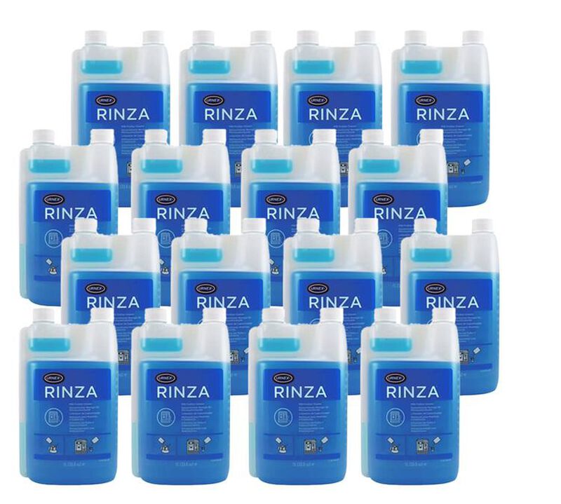 Rinza - Nettoyant &agrave; lait Alkaline - 16x 1L - Urnex image number 0
