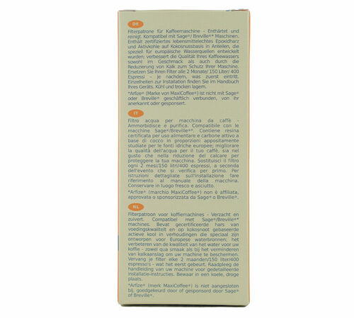 Arfize Water Filter Cartridge Compatible With Sage&reg; / Breville&reg; image number 3