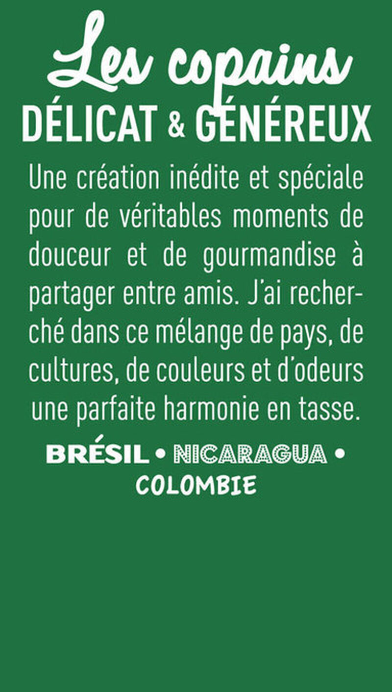 Caf&eacute;s Tchanqu&eacute; 'Les Copains' coffee beans - 1kg image number 1