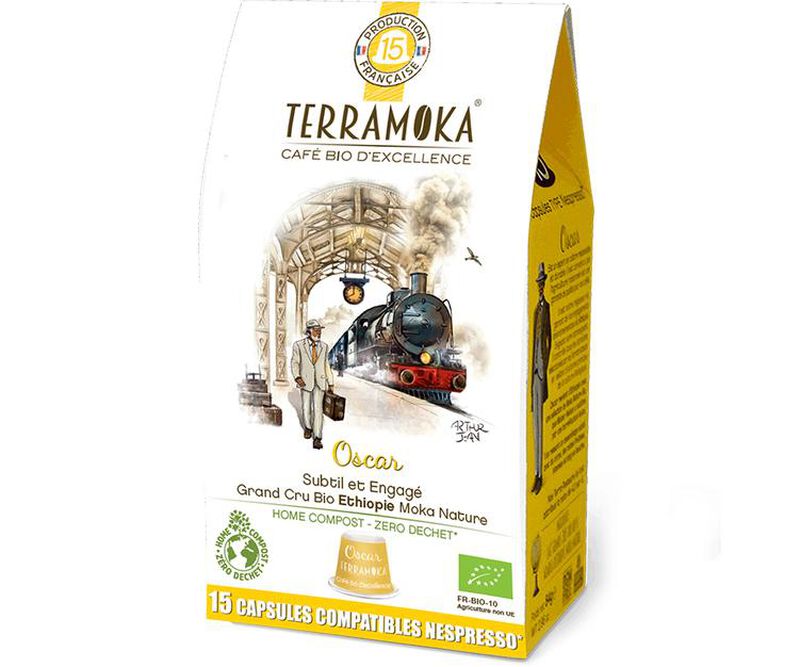15 Nespresso* Original Compatible Capsules Sir Oscar Organic &ndash; TERRAMOKA image number 0