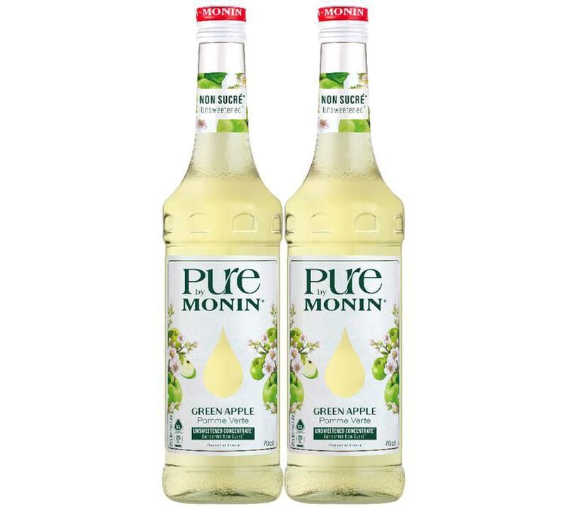 Pure by MONIN - Pomme Verte - 2x70 cl image number 0