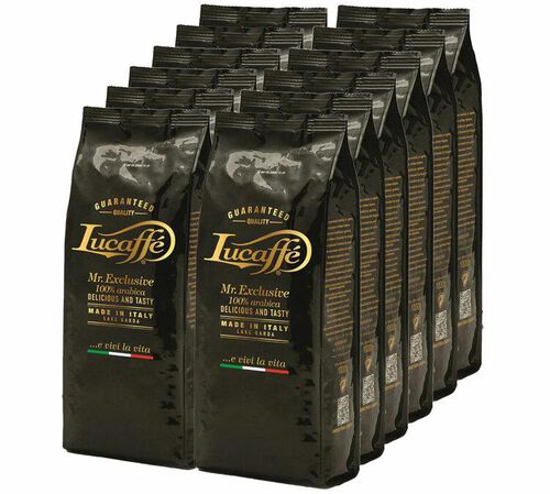 12 Kg Caf&eacute; en grain Mr Exclusive - Lucaffe