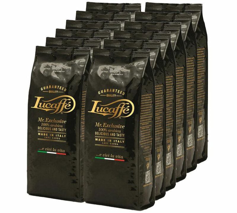 12 Kg Caf&eacute; en grain Mr Exclusive - Lucaffe image number 0
