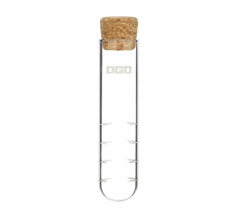 Infuseur &agrave; th&eacute; OGO Living Ycare tube en verre et li&egrave;ge image number 0