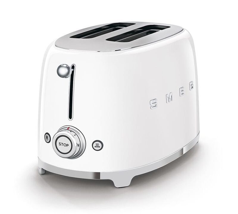 Grille-pain SMEG TSF01WHMEU 2 tranches Blanc mat image number 1