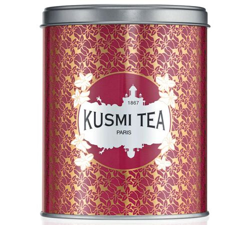 Bo&icirc;te M&eacute;tal Vide Rouge - pour Vrac 300 g - KUSMI TEA