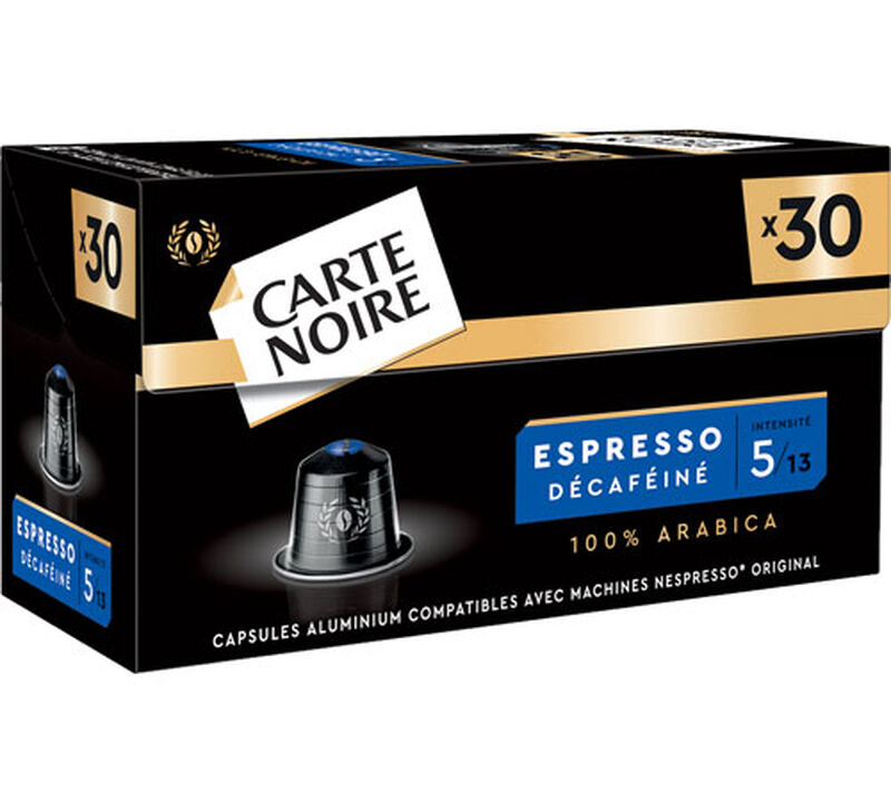 90 capsules compatibles Nespresso* Original Espresso D&eacute;caf&eacute;in&eacute; - CARTE NOIRE image number 5