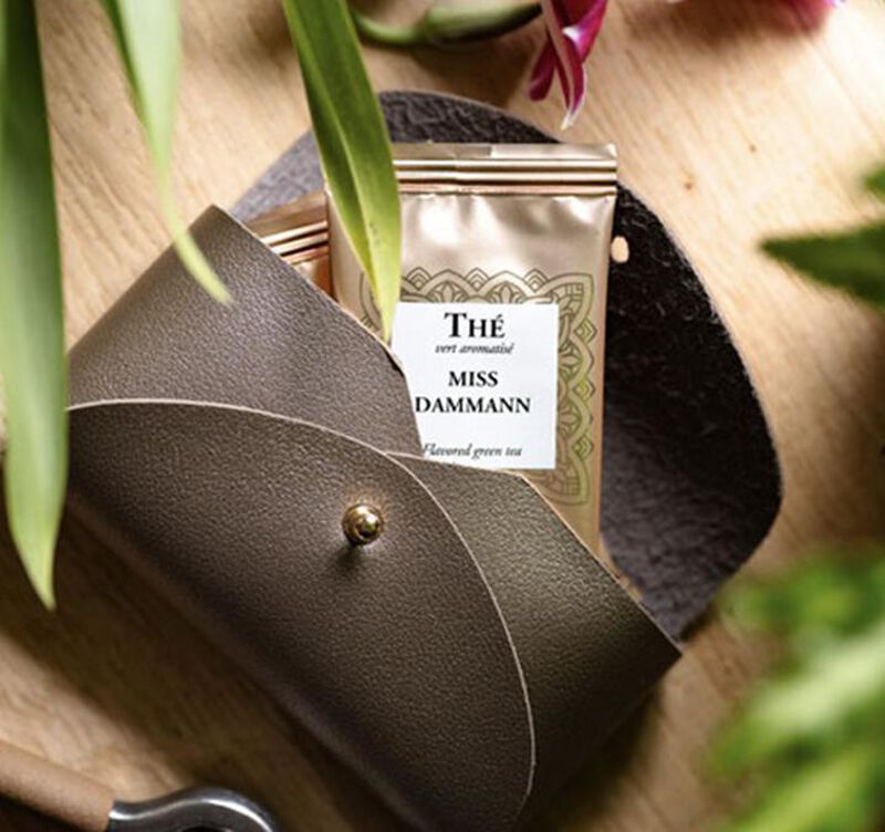 Miss Dammann flavoured green tea - 24 Cristal&reg; sachets - Dammann Fr&egrave;res image number 1