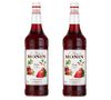 Sirop Monin - Fraise - 2 x 1 L image number 0