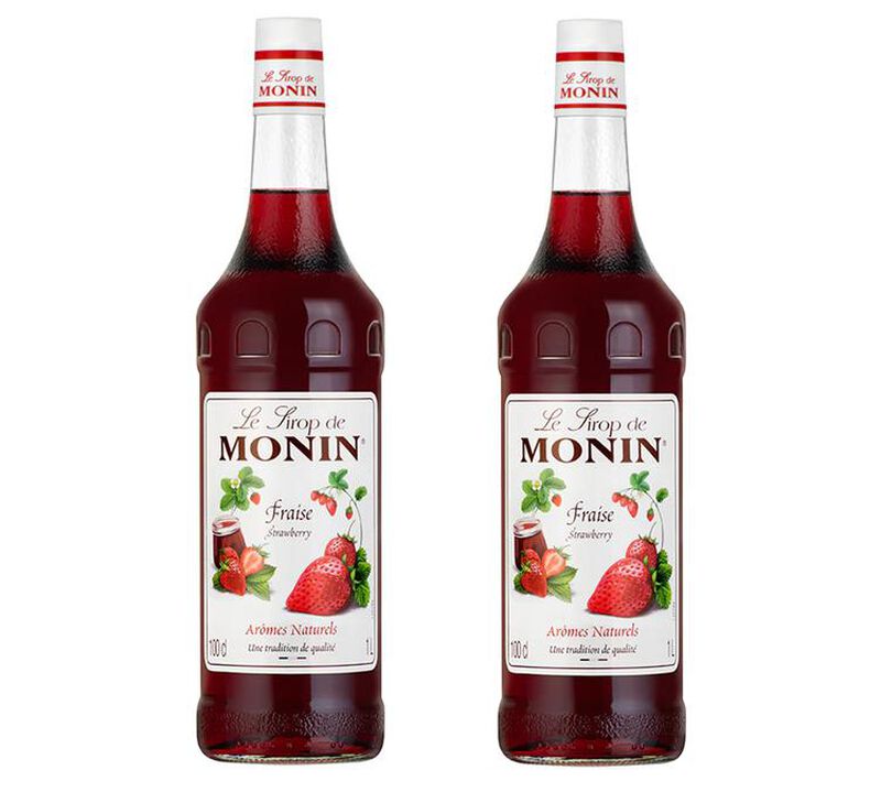 Sirop Monin - Fraise - 2 x 1 L image number 0