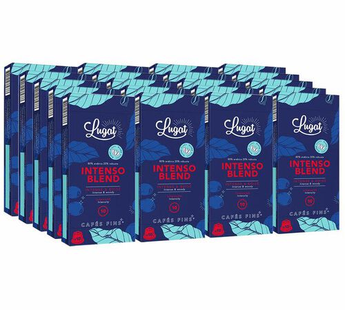 200 capsule compatibili Nespresso* Original Intenso Blend per uso professionale &ndash; Lugat