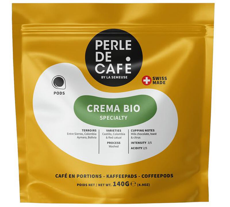 Perle de Caf&eacute; ESE pods Organic Crema x 20 image number 0