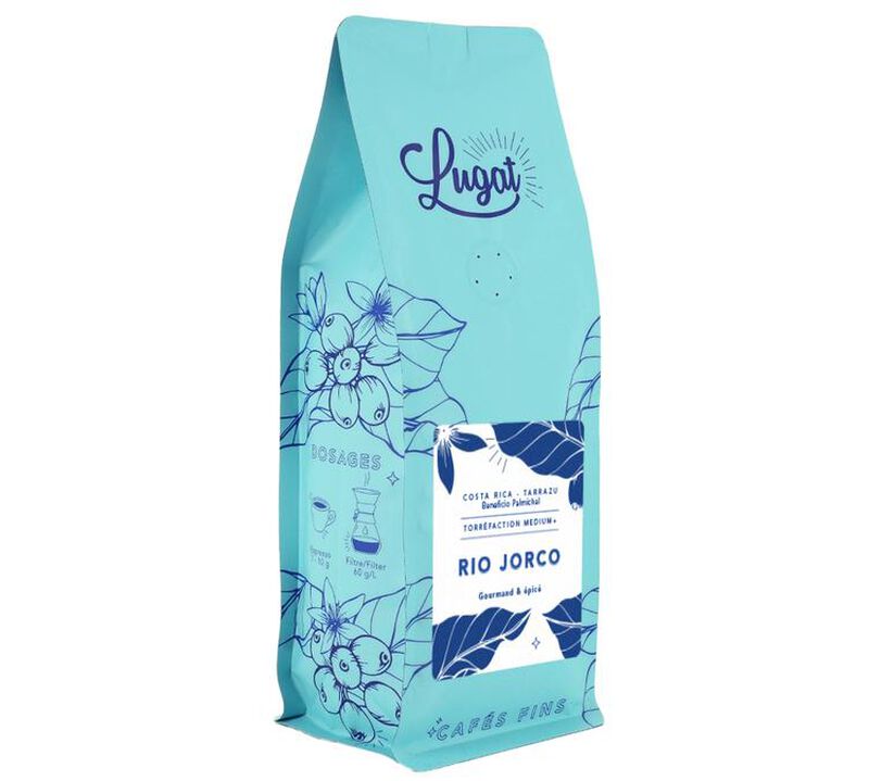 Caf&eacute;s Lugat Coffee Beans Rio Jorco from Costa Rica - 1kg image number 2