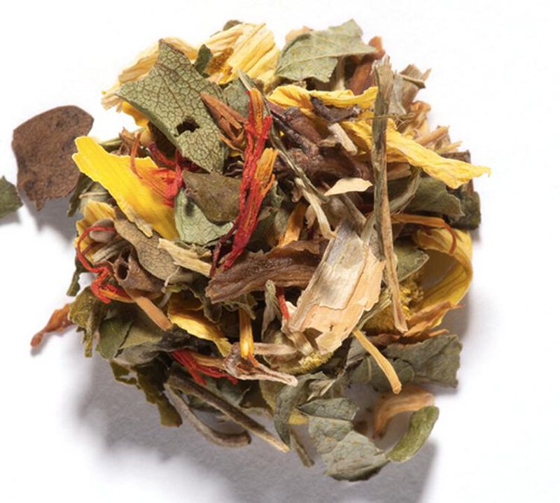 Dammann Fr&egrave;res Herbal Tea Tisane Fruits Exotiques - 100g image number 1