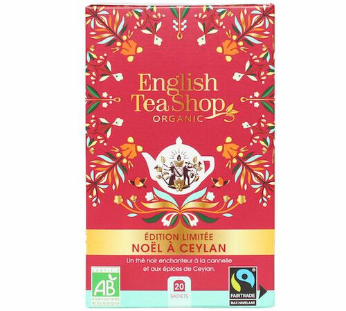 English Tea Shop Christmas in Ceylon Organic Christmas Black Tea - 20 tea sachets image number 0