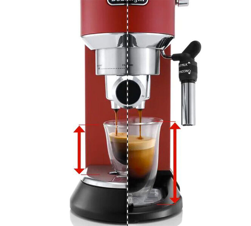Machine expresso DELONGHI Dedica EC695.R Rouge image number 4